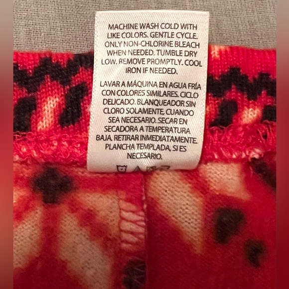 Women’s, Snowflake, Let It Snow, Print, Knit Leggings, Sz. Lrg - Picture 8 of 8